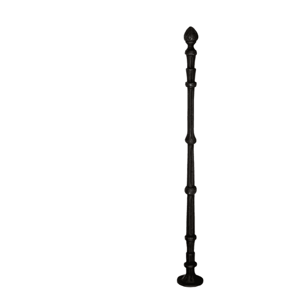 Coluna Ferro Fundido N°5 Para Grade Sacada Varanda 115x50cm com Sapata 