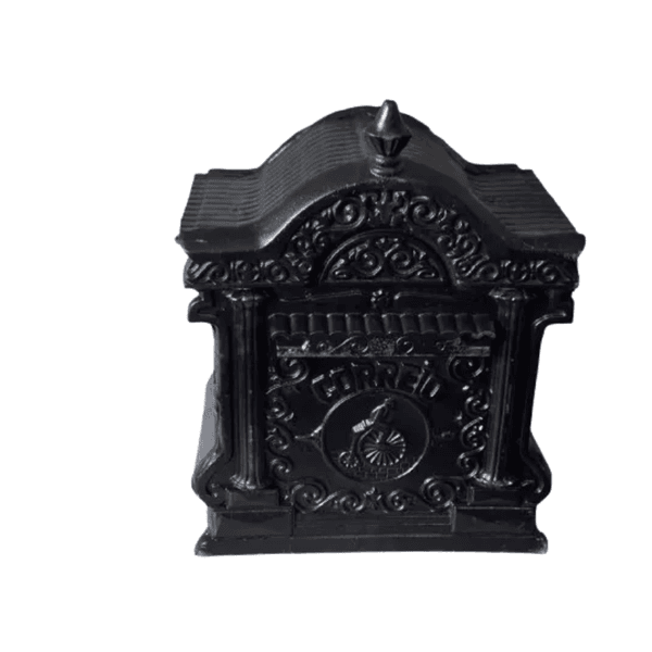 Caixa de Correio Romana em Ferro Fundido Sem Pé (52x40 cm)
