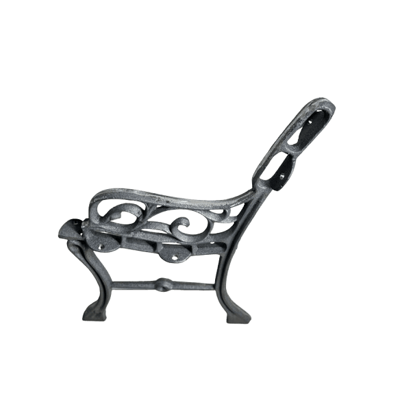 Pé de Banco Francês Pequeno em Ferro Fundido