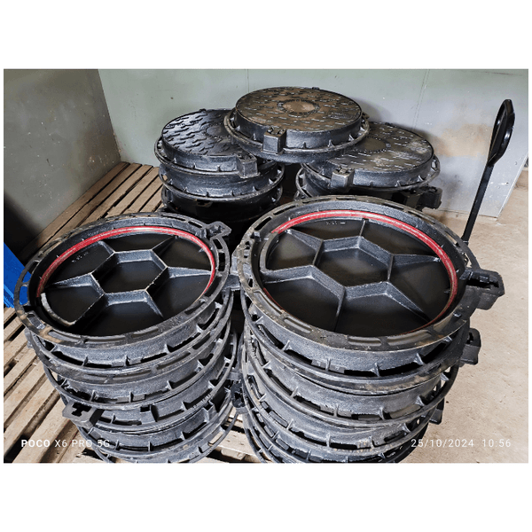 Tampão de Ferro Fundido DN600 Articulado 30 Toneladas 