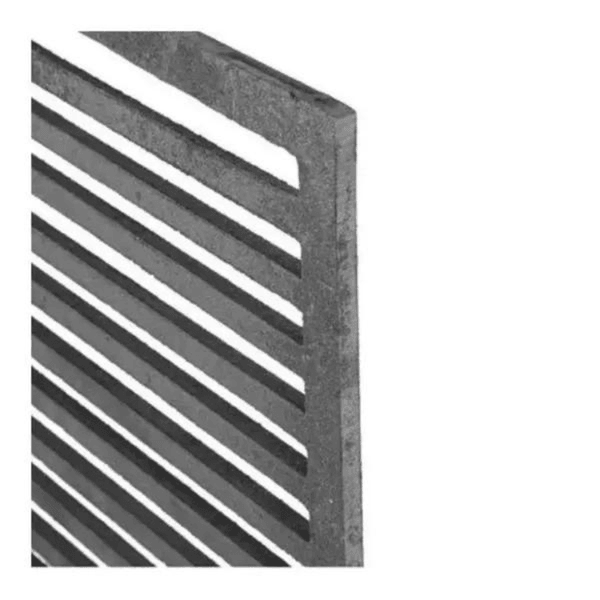 Grelha de Ferro Fundido 20x100 cm 