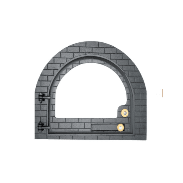 Porta de Forno de Pizza Tijolinho com Tampa de Vidro