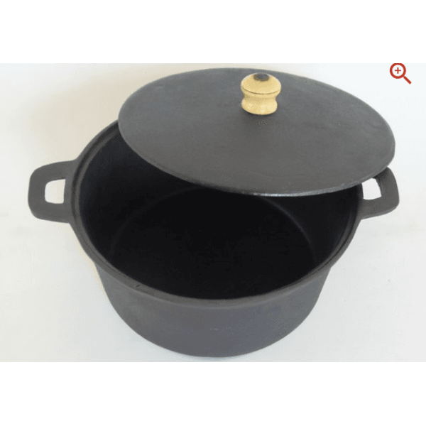 Panela de Ferro Fundido Alça Fixa C/T 32cm
