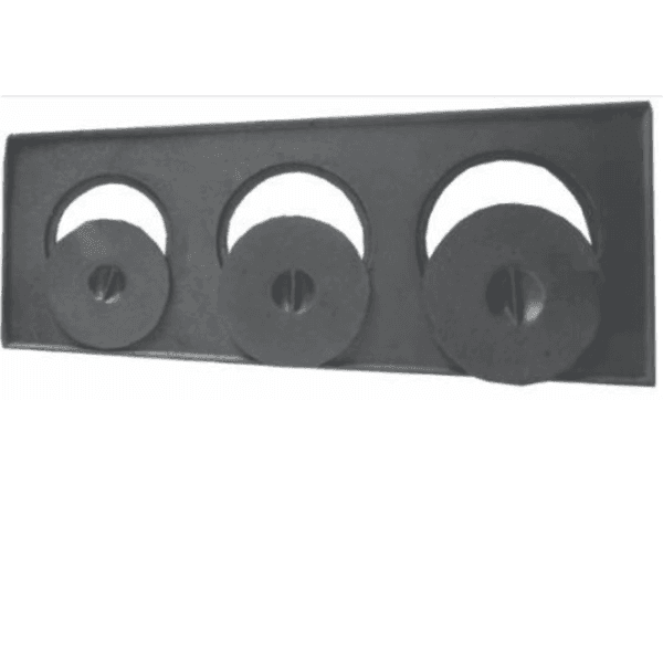 Chapa para fogão a Lenha Mineira 3 furos