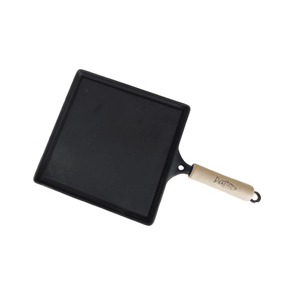 Bifeteira de Ferro Quadrada Lisa 25X25 CM