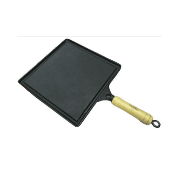 Bifeteira de Ferro Quadrada Lisa 25X25 CM