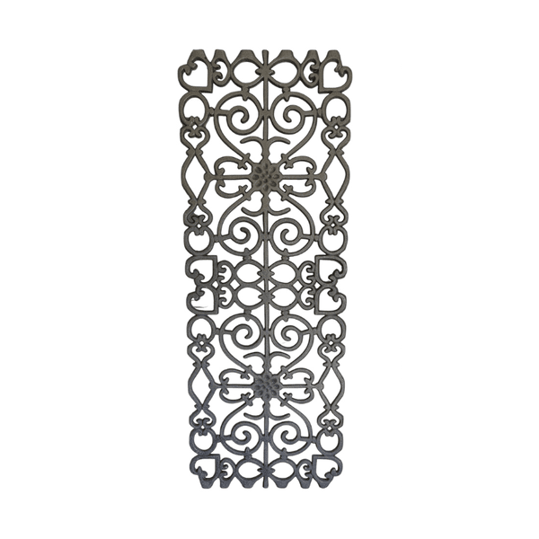 Grade de Ferro Fundido Ramada Dupla 35X93 cm