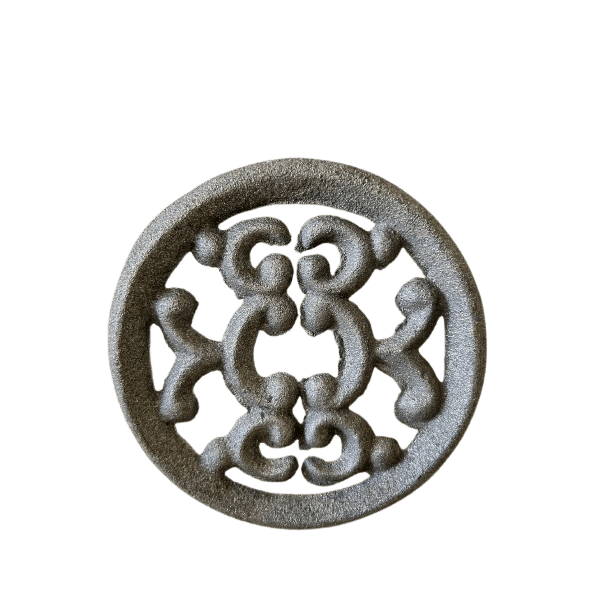 Rosácea Imperial em Ferro Fundido 15 cm 
