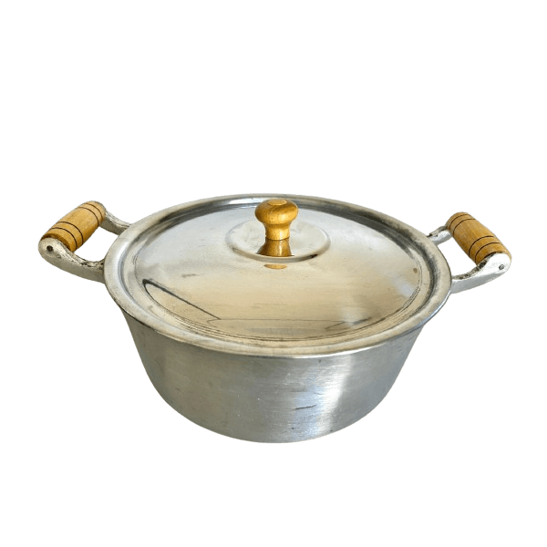 Panela de Alumínio Fundido Alça de Madeira 20 cm 