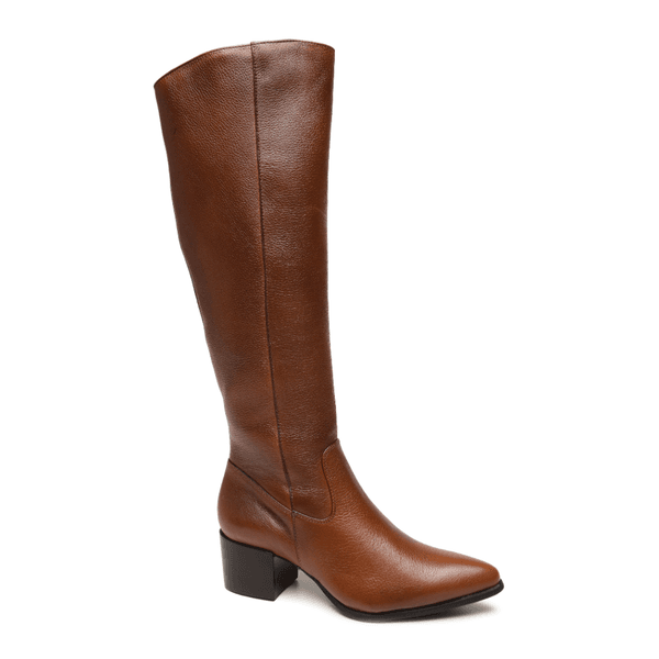 BOTA CAPRI COURO CARAMELO