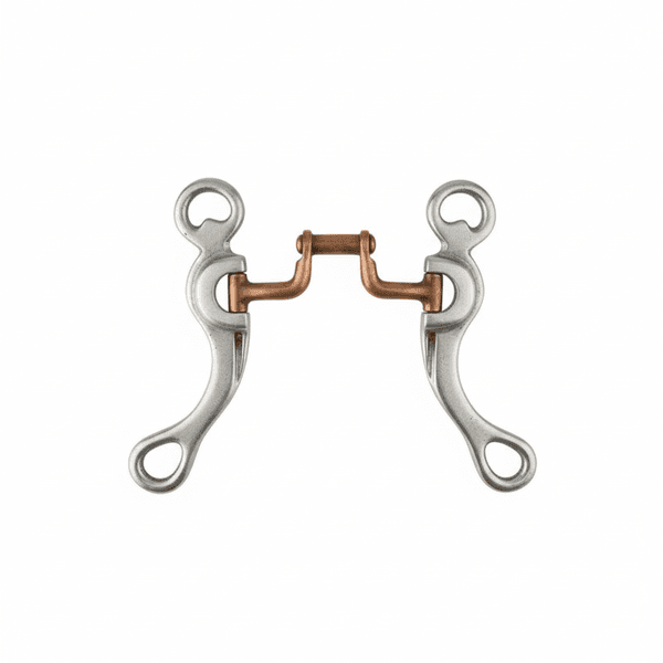 Freio Billy Allen Alumínio Sport Equine Bocal de Ferro com Banho Cobre 4641