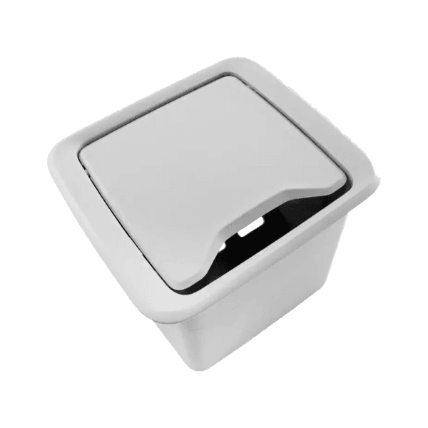 Caixa de Mesa New 3 Tomadas + 4 Furações Cinza
