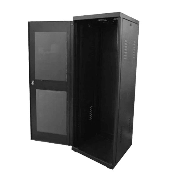Rack 36U Piso P.G. Preto com Porta