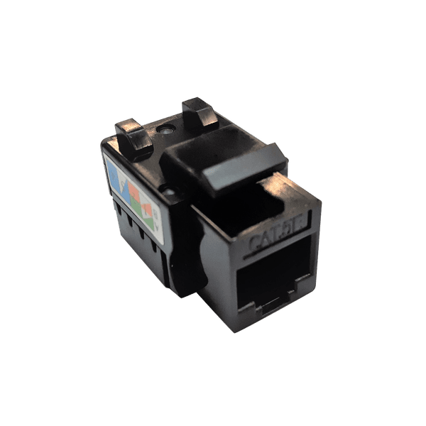 CONECTOR RJ-45 FEMEA CAT.6A Preto