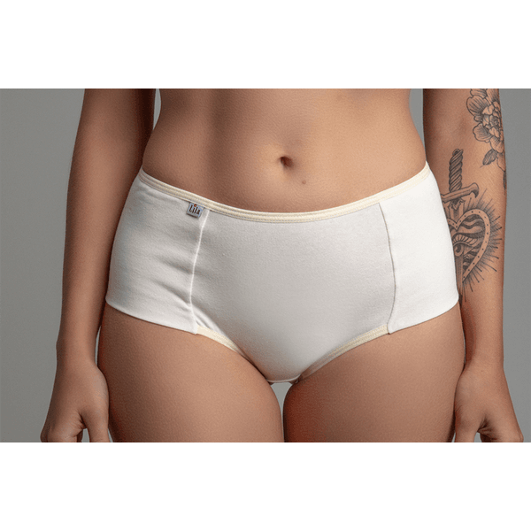 Tanga Cós Alto Algodão 0029 - MARFIM