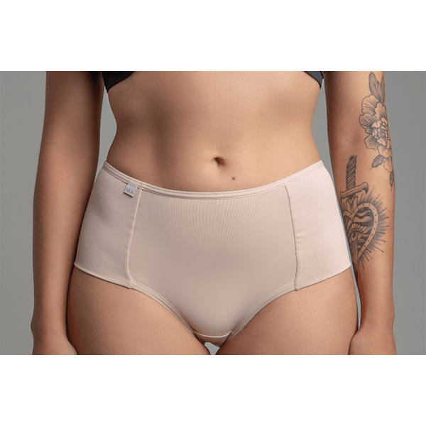 Tanga Cós Alto Microfibra 0829 - NUDE