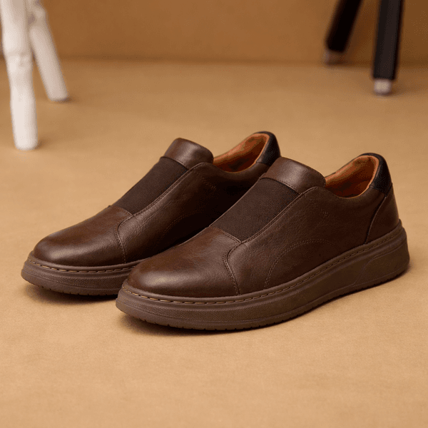 Tera 37801 Couro Floater Mouro Floater Preto Sola Chocolate