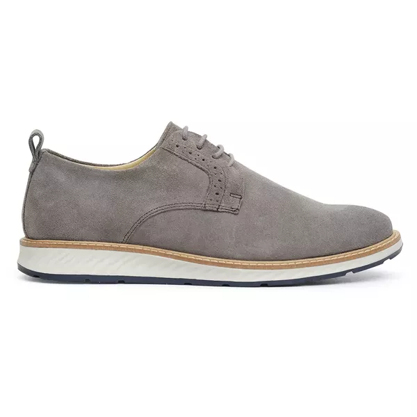 9004 Elite Couro Premium Camurça Cinza Chelsea