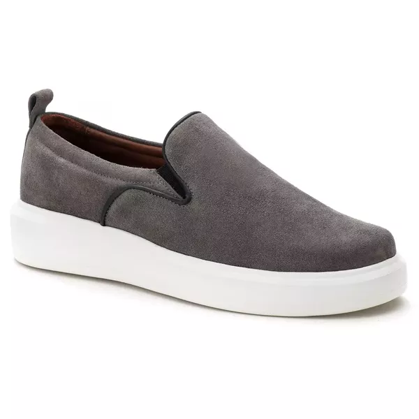 5511 Sapato Slip On Milao Camurça Grafite