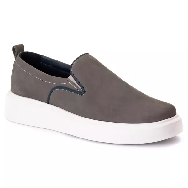 5511 Nobuck Cinza Milao Gelo