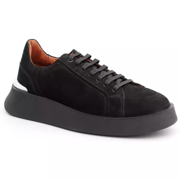 18001 Nobuck Preto Olimpo Preto/Branco