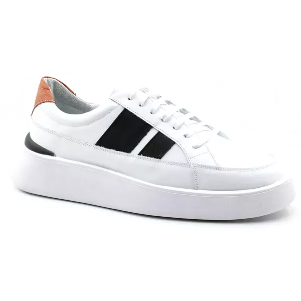 18005 Branco/Preto/Laranja Olimpo Branco/Preto