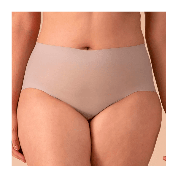 CALCINHA HOT PANTS CORTE A LASER - SEPIA