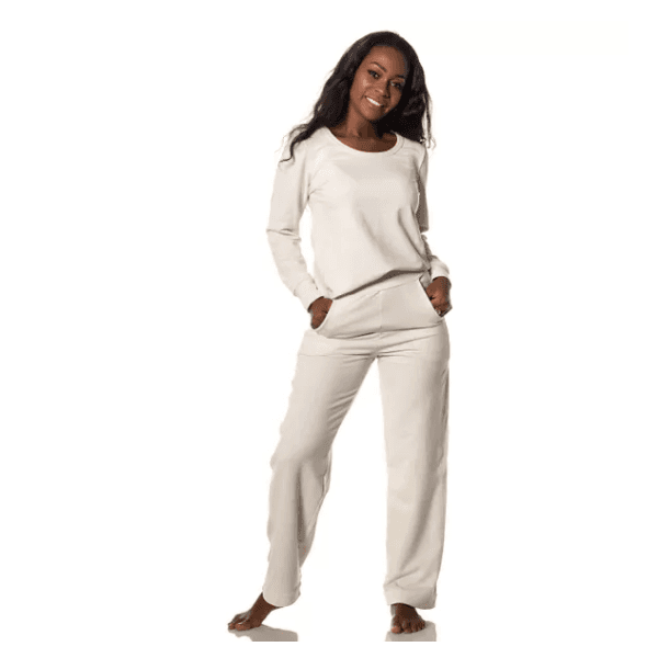 PIJAMA LONGO OFF-WHITE - OFF-WHITE