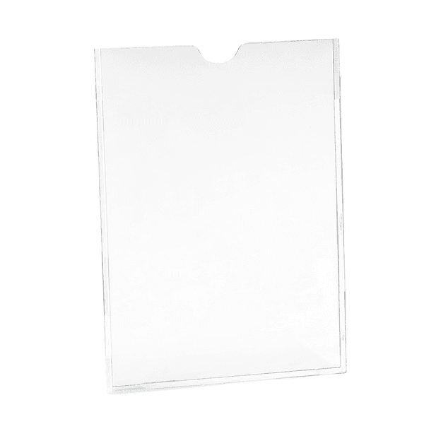 Display Expositor de Folheto e Informativo 31x23cm A4 Vertical Horizontal Frente Única Cristal