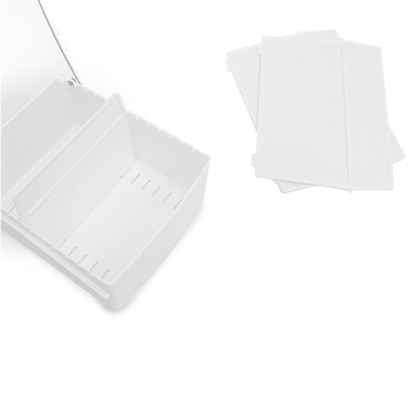 Divisória Para Fichário de Mesa 4x6 Pct/9 Branco