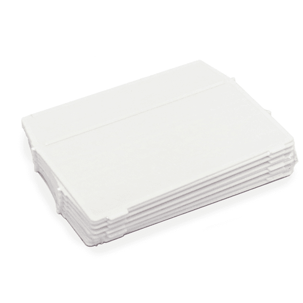 Divisória Para Fichário de Mesa 4x6 Pct/9 Branco