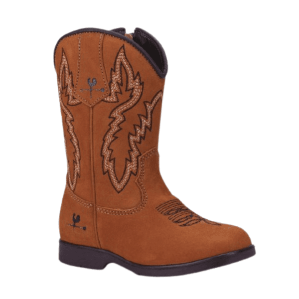 BOTA TEXANA INFANTIL MASCULINA NOBUCK CASTOR