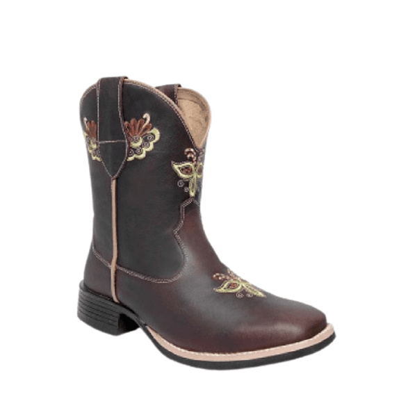 BOTA TEXANA FEMININA FÓSSIL CELA BORDADO
