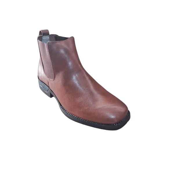 Botina Masculina Country em Couro Caramelo - PROMOÇÃO