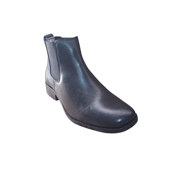 Botina Masculina Country em Couro Preto - PROMOÇÃO