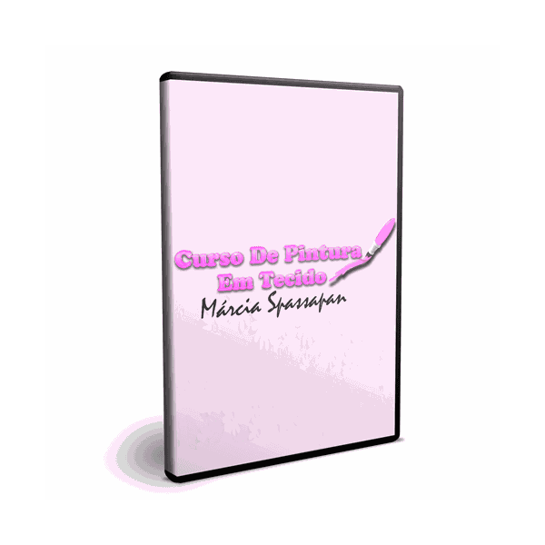 DVD Curso de Pintura em Tecido Márcia Spassapan