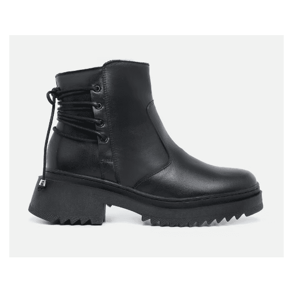 Bota Coturno Feminina Clara Preta