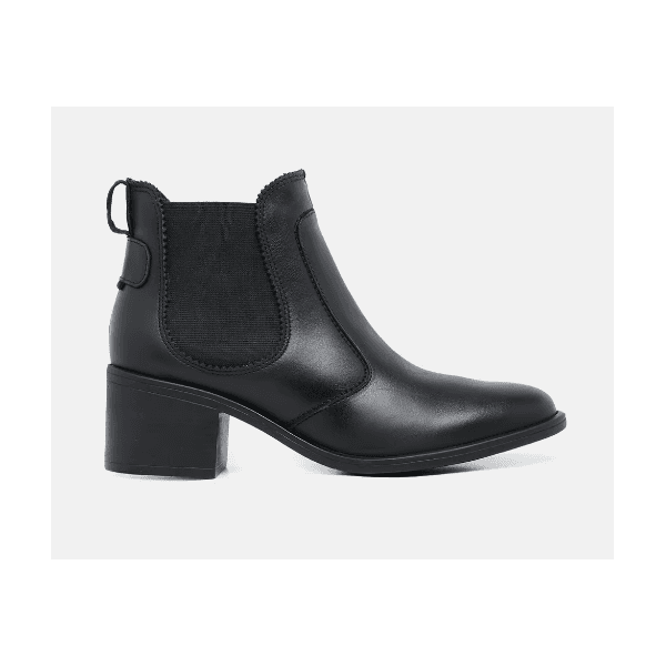 Bota Botina Cano Médio Isabela Preto