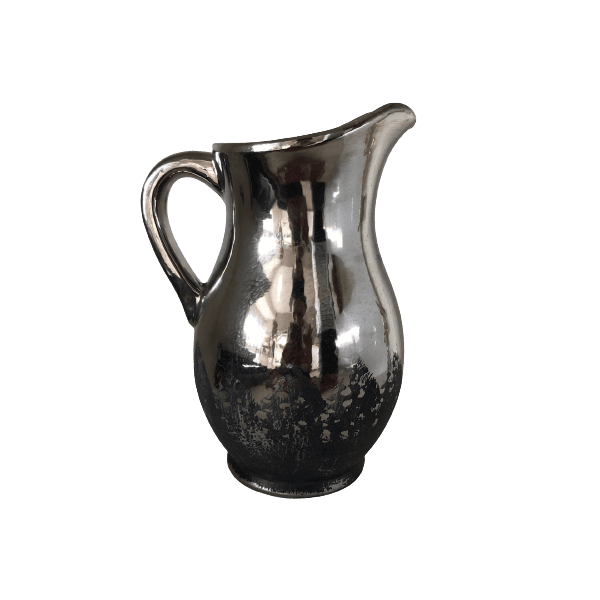Jarra Decorativa 25cm Metalic Silver Espressione