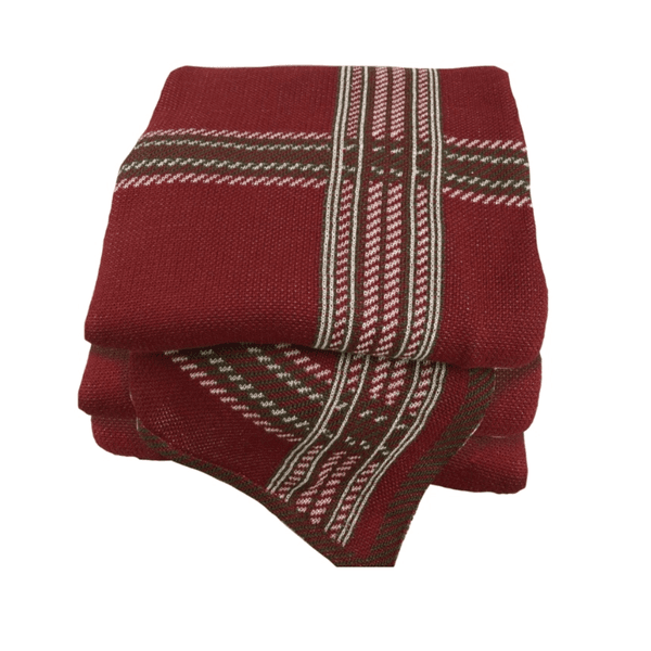 Manta de Tricot 1,20X1,50 Xadrez Vermelha Decortextil