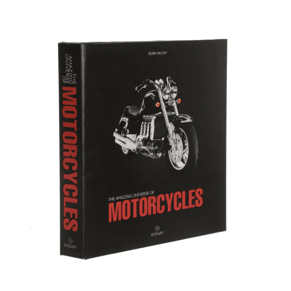 Caixa Livro Preta Decorativa Motorcycles
