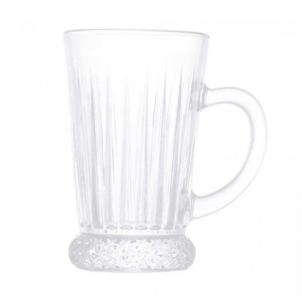 Taça para Cappuccino de Vidro Deli Diamante 210ml