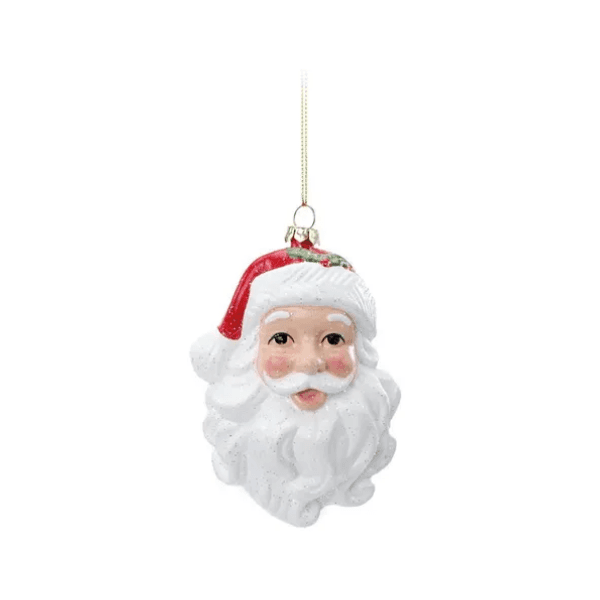 Enfeite Pendurar Rosto Papai Noel Natal 12cm Cromus