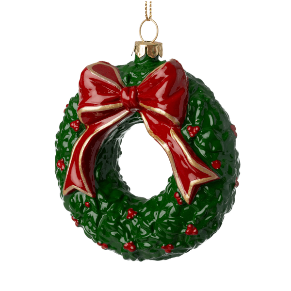 Enfeite Natal Pendurar Mini Guirlanda Laço Cromus