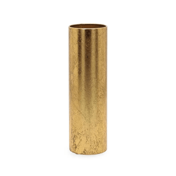 Vaso Decorativo Minimalista Mesa P/ Flores Vintage Em Metal P