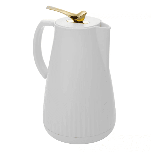 Garrafa Térmica de Plástico New Bird Branca 1L Wolff