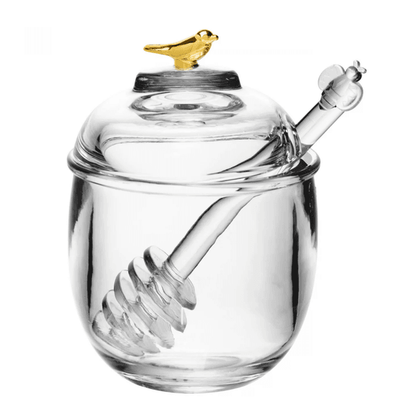 Meleira com Pegador e Tampa Golden Bird 150ml Cristal Ecológico Wolff