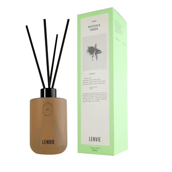 Difusor De Perfume Matcha e Hinoki 220ml Urban Lenvie