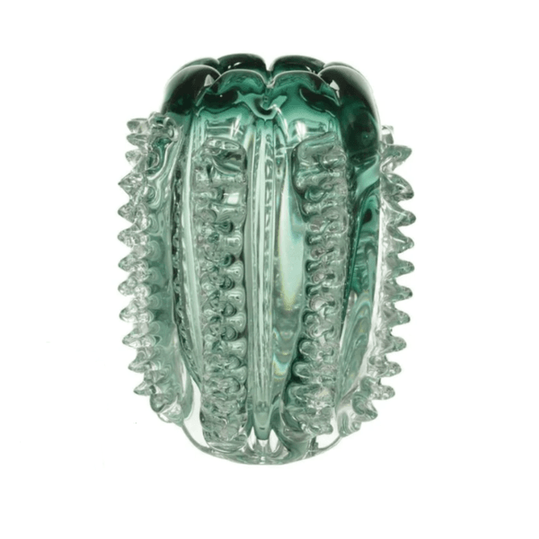 Vaso Decorativo Vidro Murano Verde 23cm Verde