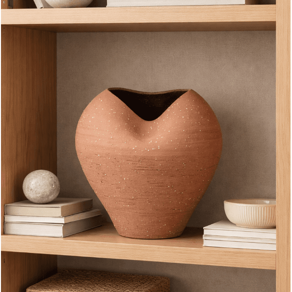 Vaso Decorativo Moderno Terracota 20,5cm Mart